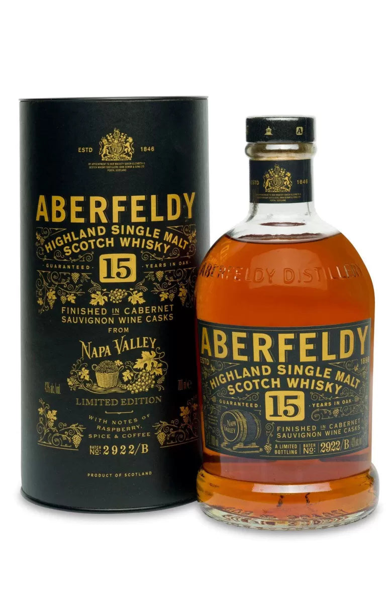 Aberfeldy 15 Year Old Napa Valley Red Wine Cask 70cl / 43% Vol