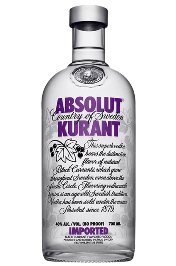 Absolut Kurant Vodka 70cl / 40% Vol