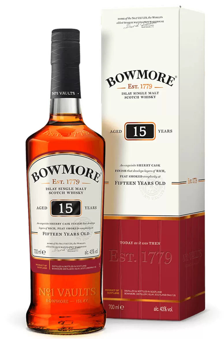 Bowmore 15 Year Old Sherry Cask 70cl / 43% Vol